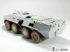 E.T. Model P35-113 Russian BTR-80 APC Weighted Road Wheels(Narrow) (3D Printed) For TRUMPETER Kit 1/35